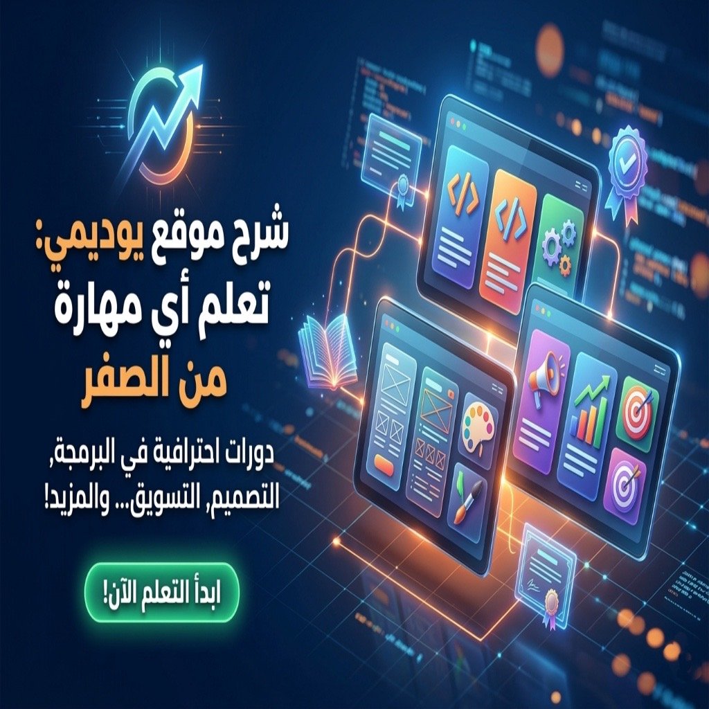 شرح موقع يوديمي