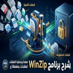 شرح برنامج WinZip