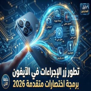 زر الإجراءات في الآيفون