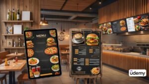 تصميم منيو بالذكاء الاصطناعي