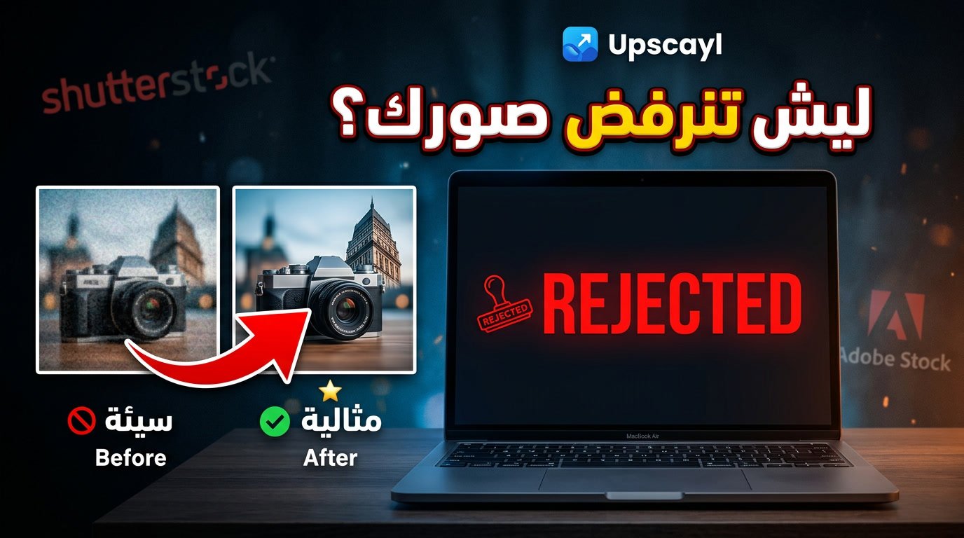 رفض الصور Adobe Stock وShutterstock